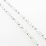 Mens .925 Italian Sterling Silver Hand Made Link Chain Length - 30 inches Width - 1.5mm 4