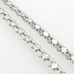 Mens .925 Italian Sterling Silver Popcorn Link Chain Length - 36 inches Width - 3.5mm 4