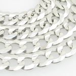 Mens White-Gold Cuban Link Chain Length - 24 inches Width - 5.5mm 2