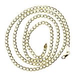 10K Diamond Cut Gold HOLLOW ITALY CUBAN Chain - 24 Inches Long 4.5MM Wide 2