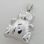 Teddy bear pendant SB52 45mm tall and 25mm wide 2