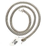 14K WHITE Gold SOLID MIAMI CUBAN Chain - 26 Inches Long 7.2MM Wide 2