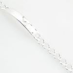 Curb Link ID Bracelet Necklace Length - 8.5 inches Width - 7.5mm 4