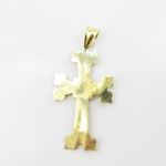 Mens 10k Yellow gold Jesus crucifix charm EGP72 4