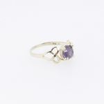 10k Yellow Gold Syntetic purple gemstone ring ajjr70 Size: 2.5 4