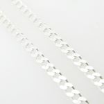 Silver Curb link chain Necklace BDC72 2