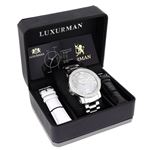 LUXURMAN Mens Diamond Watch 0.12 Ct-4