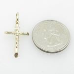 Mens 10K Yellow Gold jesus cross Length - 1.22 inches Width - 16mm 4