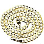 10K Diamond Cut Gold HOLLOW ITALY CUBAN Chain - 26 Inches Long 8.3MM Wide 2