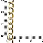 10K Diamond Cut Gold HOLLOW ITALY CUBAN Chain - 24 Inches Long 5.1MM Wide 4