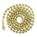 "10K YELLOW Gold MOON CUT SOLID CHAIN - 30"" Long 5.00MM Wide 2"