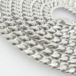 Mens .925 Italian Sterling Silver Cuban Link Chain Length - 34 inches Width - 5mm 2