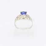 10k Yellow Gold Syntetic blue gemstone ring ajjr55 Size: 2.5 2