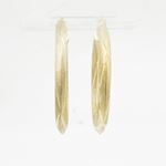 10k Yellow Gold earrings Round hoop AGBE48 2