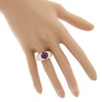 14K Cocktail Natural Diamond Ring For Women With-4