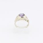 10k Yellow Gold Syntetic purple love gemstone ring ajr11 Size: 2 2