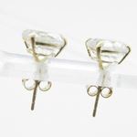 Unisex 14K solid gold earrings fancy stud hoop huggie ball fashion dangle swag 2