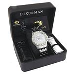 Luxurman Raptor Unique Multicolor Genuine Diamond Watch 3.75ct for Men 4