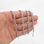 925 Sterling Silver Italian Chain 26 inches long and 4mm wide GSC17 4