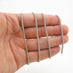 925 Sterling Silver Italian Chain 24 inches long and 3mm wide GSC49 4