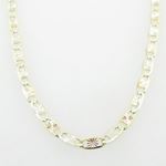 Mens Yellow-Gold Fancy Link Chain Length - 24 inches Width - 2.5mm 2