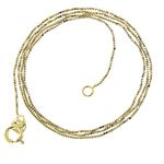 "10K YELLOW Gold SOLID BOX CHAIN Chain - 18 in long