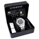 Mens Diamond Watch By LUXURMAN 0.50Ct-4