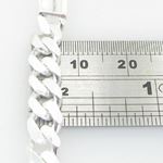 Curb Link ID Bracelet Necklace Length - 7.5 inches Width - 6.5mm 4