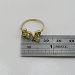 10K Yellow Gold womens love ring ASVJ36 4