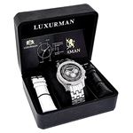 Mens Diamond Watch: LUXURMAN 0.50Ct-4