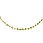 14K YELLOW Gold SOLID MOON CUT Chain - 24 Inches Long 2.5MM Wide 4