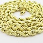 Mens 10k Yellow Gold HOLLOW Chain Elnc9 22 2