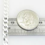 Mens 925 Sterling Silver curb bracelet franco cuban miami rope charm fancy swag Curb link bracelet 4