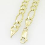 10K Yellow Gold figaro open chain GC72 4