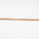 Womens Sterling silver 4 row cz pink bracelet 4