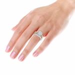 14K Two-Tone Gold Affordable Diamond Engagement-4