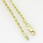 10K Yellow Gold rope chain GC7 4