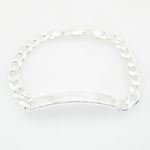 Curb Link ID Bracelet Necklace Length - 7.5 inches Width - 7.5mm 2