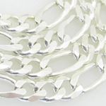 Figaro link chain Necklace Length - 30 inches Width - 6mm 2