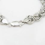 Womens Sterling silver Rolo bracelet 2