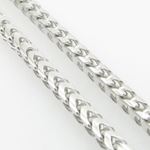 Mens .925 Italian Sterling Silver Franco Link Chain Length - 36 inches Width - 4mm 4