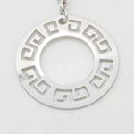 Geek key geometric circle pendant SB69 28mm tall and 27mm wide 4