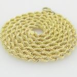 10K Yellow Gold rope chain GC3 2