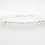 Curb Link ID Bracelet Necklace Length - 8.5 inches Width - 9.5mm 2