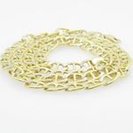 10K Yellow Gold diamond cut mariner chain GC111 2