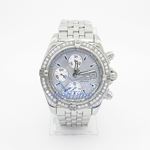 Breitling Chronomat Evolution Rhodium Dial Diamond Bezel Automatic Mens Watch A1335653-E519SS 2