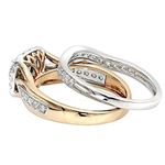 14K Two-Tone Gold Affordable Diamond Engagement-2
