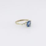 10k Yellow Gold Syntetic purple gemstone ring ajr36 Size: 7.5 4