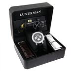 Ladies Genuine Diamond Watch By LUXURMAN 0.3Ct-4