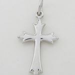 Fancy structure cross pendant SB49 34mm tall and 17mm wide 4